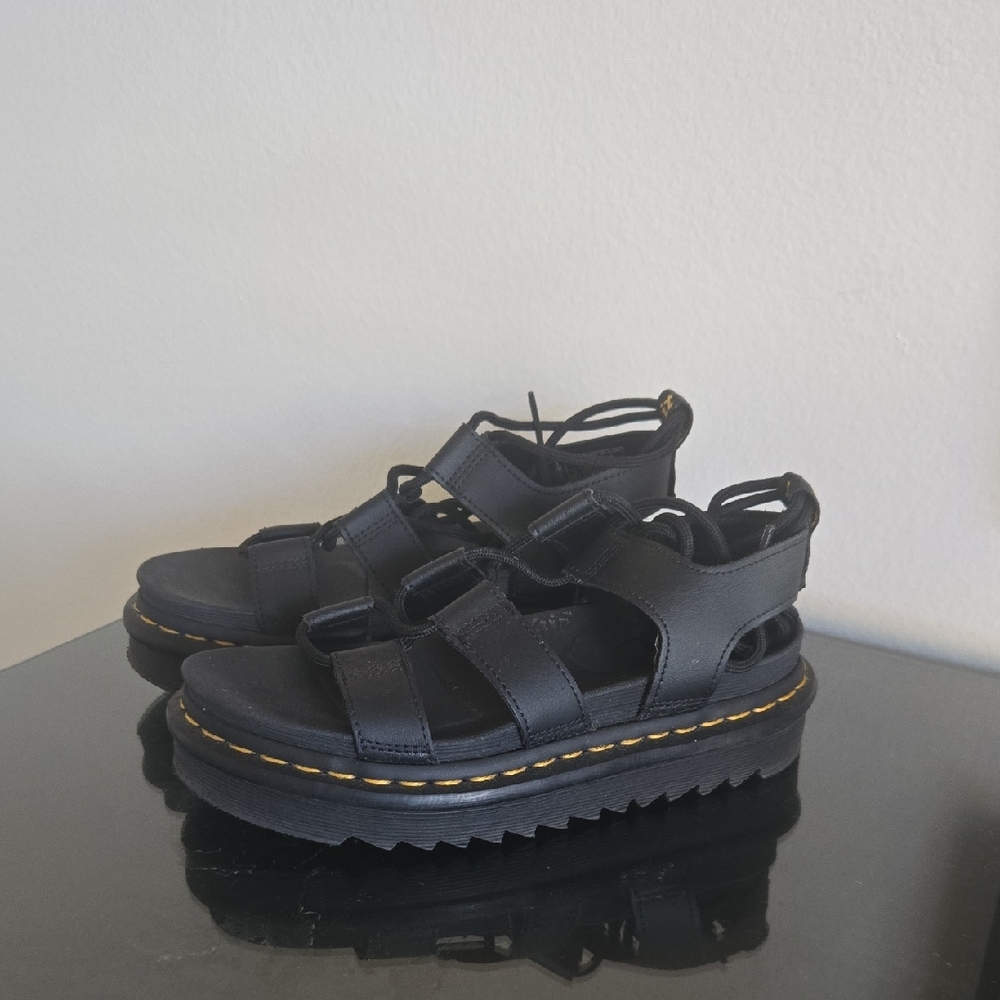 Dr. Martens Black Sandals